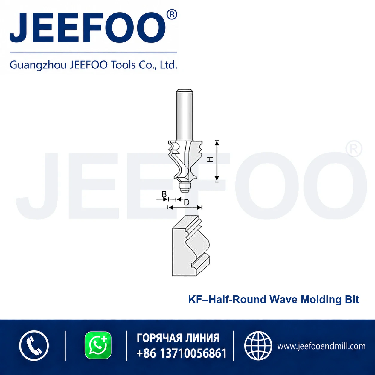 KF Architectural Streamline Decorative Cutter schematic product image