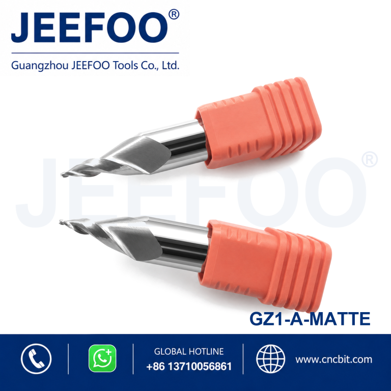 A Grade Matte CNC Mini Word Acrylic Engraving End Mill for Acrylic Sign Making product image