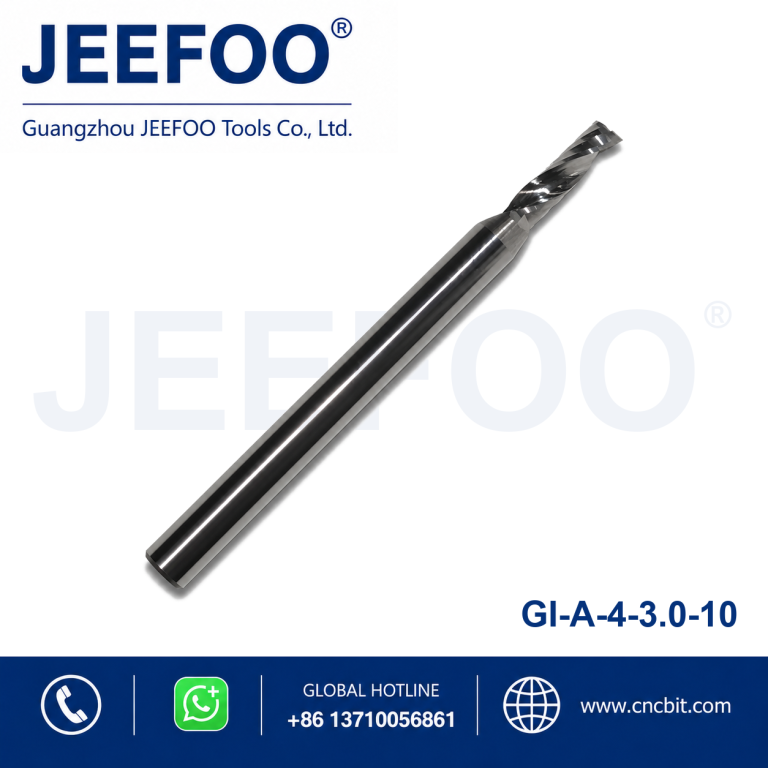 4x3.0x10 One flute spiral bits/ Cutter for machine,CNC router bits,Cutting bits tools product image