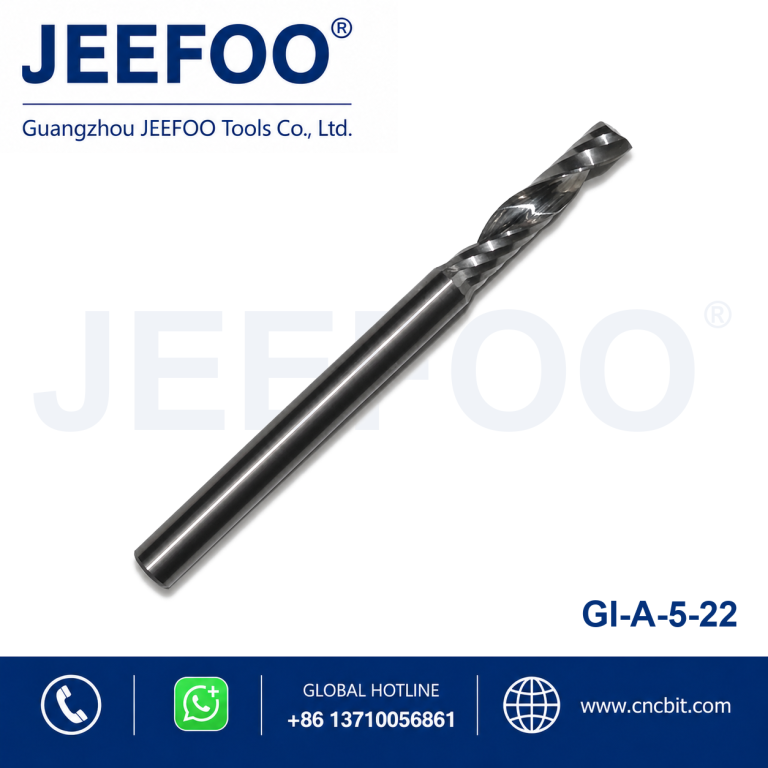 5x22 one Flute Tungsten Carbide End Mill CustomizableAluminum Metal Milling Cutter Bits OEM Support product image