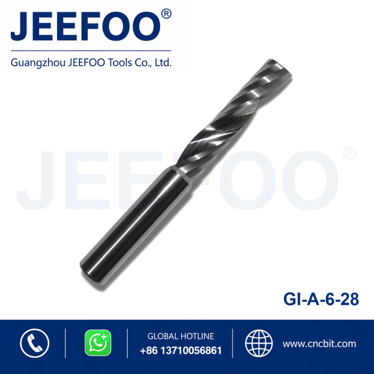 6x28 Single Flute Tungsten Steel CNC Router Bit for Wood, Acrylic & Advertising Carving product image