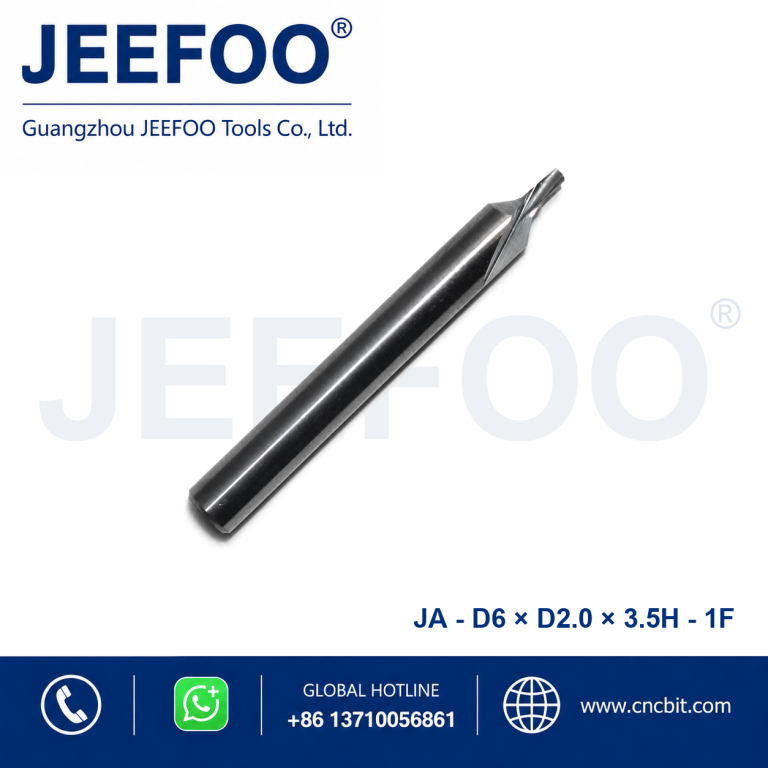 6x2.0x3.5 Single Spiral Flute Cutter with Angle for Acrylic product image