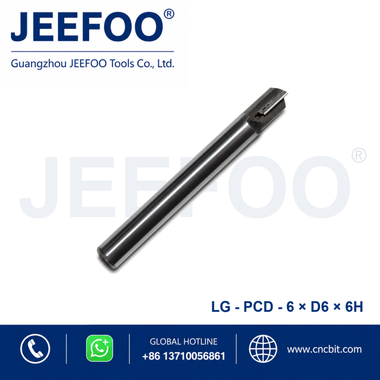 Прямая PCD-фреза PCDx6x6x6H для алюминия | JEEFOO