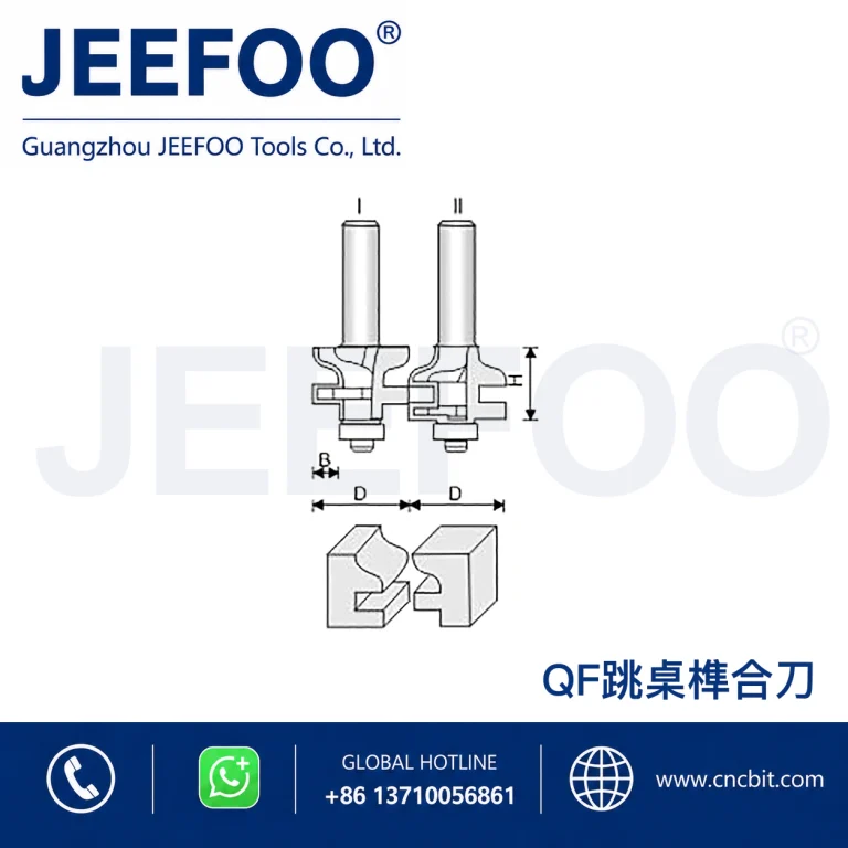 QF T-Type Tenon Cutter Set product image
