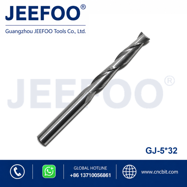 5x32 Two Spiral Flute Bits - Two flute spiral CNC router bits /CNC Carving Router End Mill product image