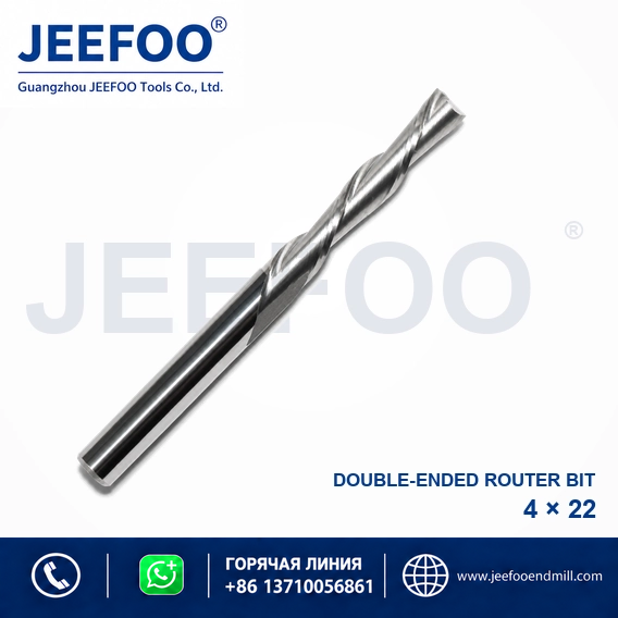 4x22 Down Cut Two Spiral Flute Bits detail B