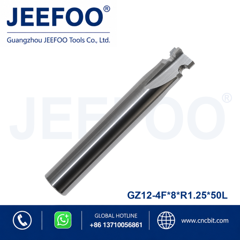 8xR1.25x50 Four Flute Inner R Cutter for Aluminum product image