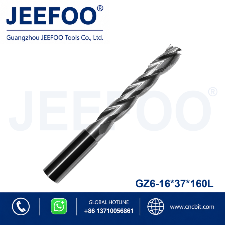 16x37x160L Carbide Roughing Cutter for CNC Metal Milling product image