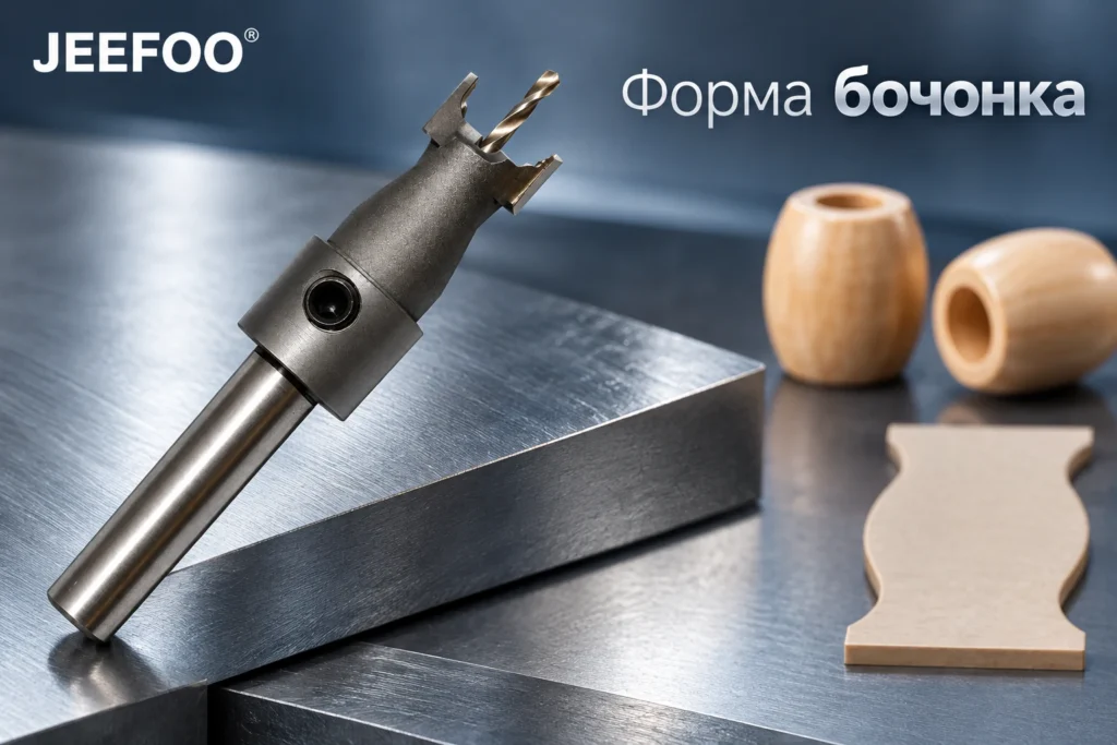 Бочкообразные деревянные бусины: профиль бочонка, деревянные детали и инструмент JEEFOO с центральным сверлом