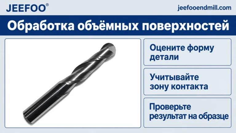 Сферическая фреза для ЧПУ и обработка объёмных поверхностей