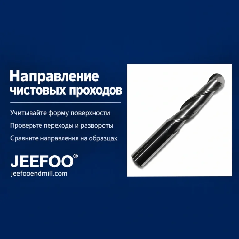 Чистовая обработка 3D-поверхности и направление проходов